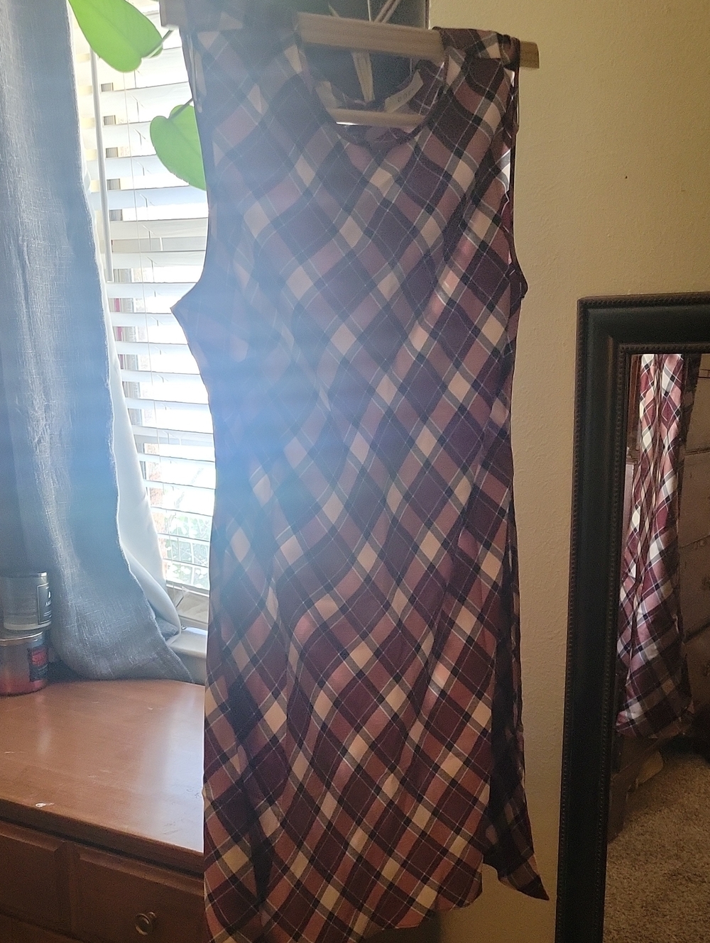 Doen Alamere Dress In Norfolk Plaid Size Medium